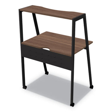 Linea Italia® Kompass Flexible Home-office Desk, 33" X 23.75" X 48", Natural Walnut freeshipping - TVN Wholesale